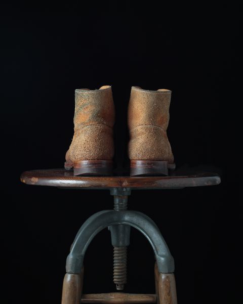 Photo by ahuebner on February 5, 2024 of the WM1978 French Army Boot in Tochigi Natural Roughout.