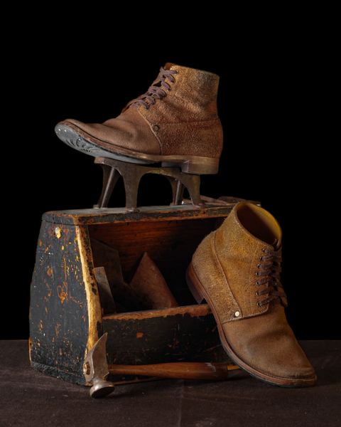 Photo by ahuebner on March 1, 2024 of the WM1978 French Army Boot in Tochigi Natural Roughout.