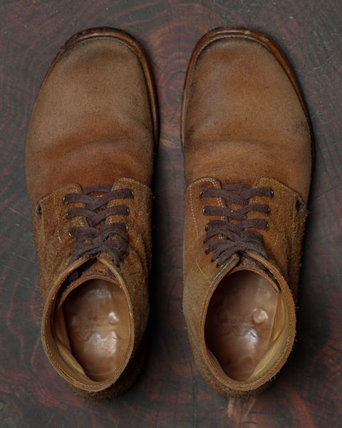 Photo by ahuebner on March 1, 2024 of the WM1978 French Army Boot in Tochigi Natural Roughout.