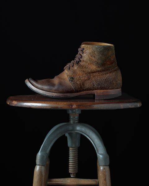Photo by ahuebner on April 2, 2024 of the WM1978 French Army Boot in Tochigi Natural Roughout.