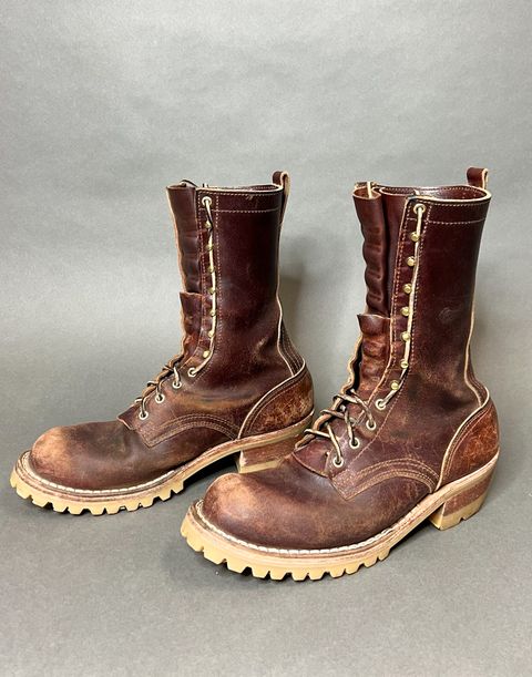 Photo by Bigcountrybonsai on March 6, 2024 of the Nicks MTO in Horween Tan Waxed Flesh.