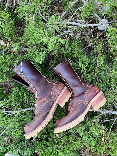 Photo by Bigcountrybonsai on December 6, 2023 of the Nicks MTO in Horween Tan Waxed Flesh.