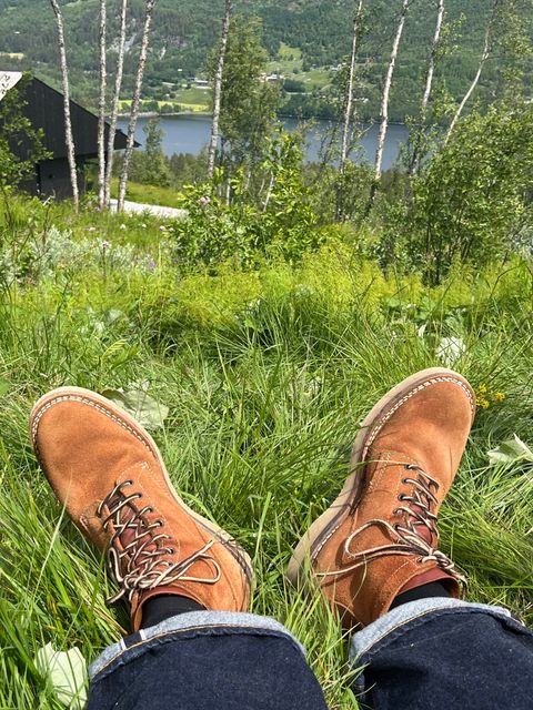 Photo by mr_spud on July 8, 2026 of the White's C350-CS in Seidel Red Dog Oil Tan Roughout.