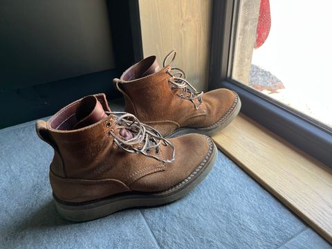 Photo by mr_spud on July 12, 2026 of the White's C350-CS in Seidel Red Dog Oil Tan Roughout.