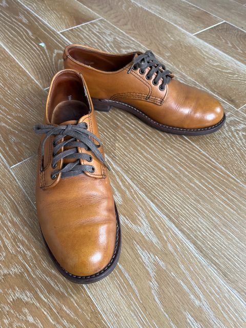 Photo by ShineSharpenFletch on March 11, 2023 of the Red Wing Unlisted Model in Unlisted Leather.