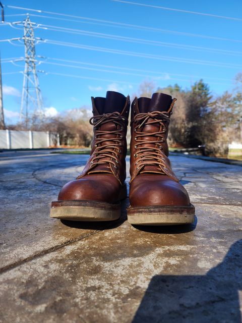 Photo by ba_knows on April 2, 2023 of the Nicks Traveler in Horween Orange Predator.