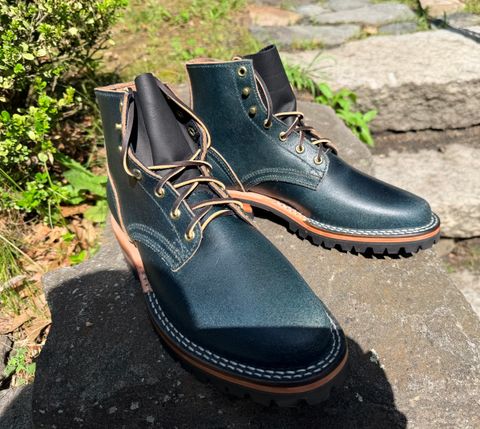 Photo by thewampus on July 2, 2026 of the Nicks MTO in Horween Pacific Waxed Flesh.