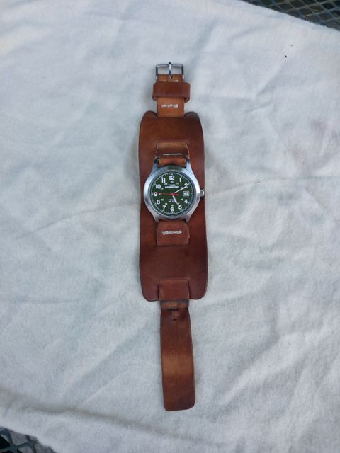 Photo by kananaios on March 4, 2026 of the Self-Made Winston Pattern in Unknown Natural Veg Tan.