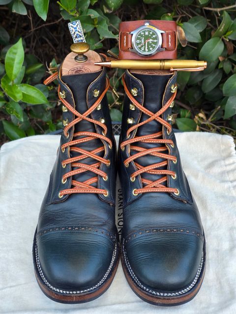 Photo by kananaios on April 2, 2026 of the Self-Made Winston Pattern in Unknown Natural Veg Tan.