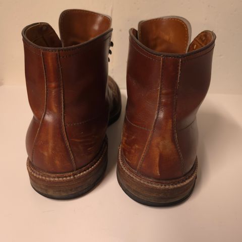 Photo by Indy369 on March 5, 2024 of the Alden Indy Boot in Madison Brown Calfskin.