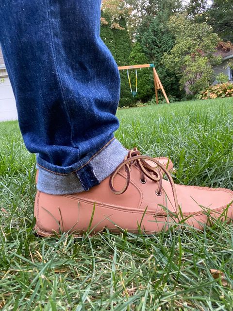 Photo by MaxPower on October 5, 2023 of the Rancourt & Co. Acadia Chukka Redux in Horween Natural Essex.