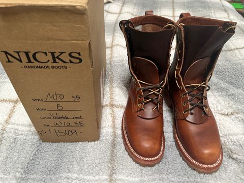 Photo by Doug_H on March 3, 2023 of the Nicks Unlisted Model in Wickett & Craig Natural Double Stuffed.