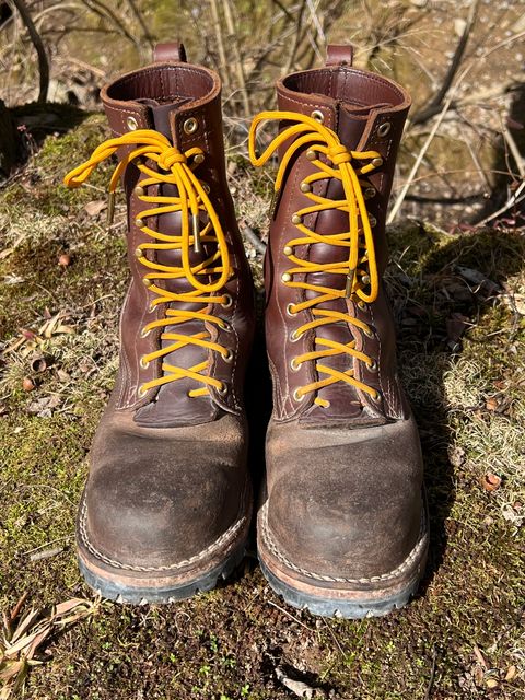 Photo by DaveFromAccounting on February 3, 2024 of the Nicks BuilderPro in Seidel 1964 Brown Roughout.