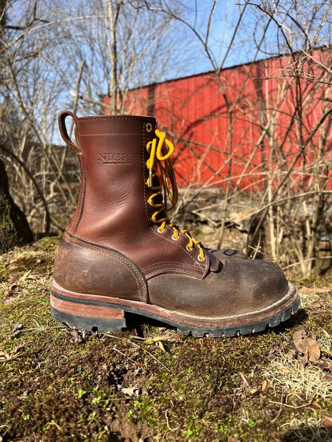 Photo by DaveFromAccounting on February 3, 2024 of the Nicks BuilderPro in Seidel 1964 Brown Roughout.