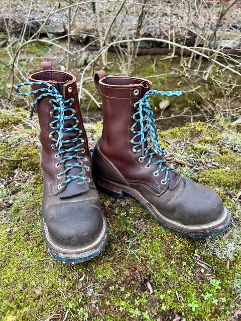 Photo by DaveFromAccounting on March 3, 2024 of the Nicks BuilderPro in Seidel 1964 Brown Roughout.