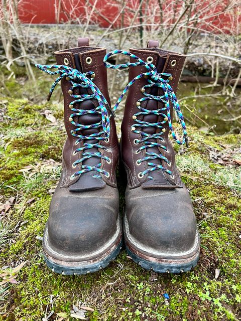 Photo by DaveFromAccounting on March 3, 2024 of the Nicks BuilderPro in Seidel 1964 Brown Roughout.