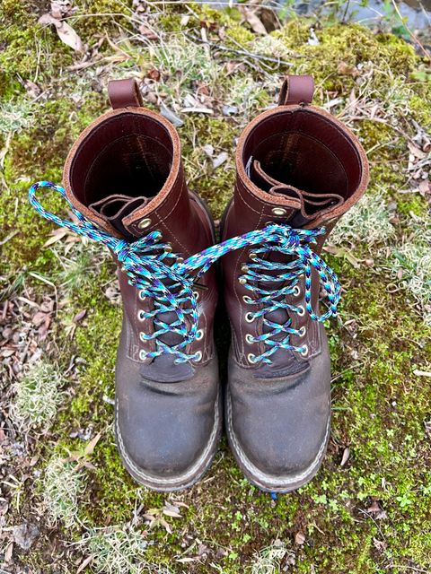Photo by DaveFromAccounting on March 3, 2024 of the Nicks BuilderPro in Seidel 1964 Brown Roughout.