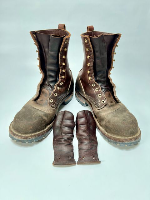 Photo by DaveFromAccounting on April 5, 2024 of the Nicks BuilderPro in Seidel 1964 Brown Roughout.