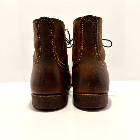 Photo by bootscootboogie on January 6, 2023 of the Red Wing Iron Ranger in S.B. Foot Copper Rough and Tough.
