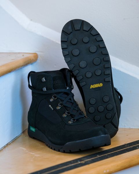 Photo by amvoith on April 17, 2025 of the Asolo Supertrek in Water Resistant Suede & Gor-Tex.