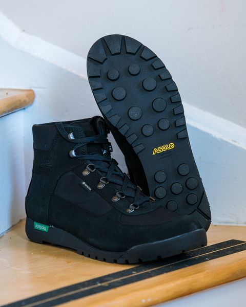 Photo by amvoith on April 17, 2025 of the Asolo Supertrek in Water Resistant Suede & Gor-Tex.