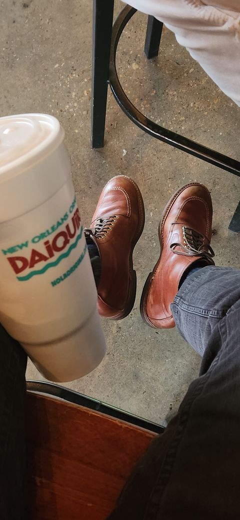 Photo by Blmader on August 22, 2025 of the Alden Indy Boot in Brown Atlantic Club Calf.