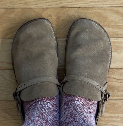 Photo by ACepero on December 6, 2024 of the Oak Street Bootmakers Country Loafer in Horween Natural Chromexcel Roughout.