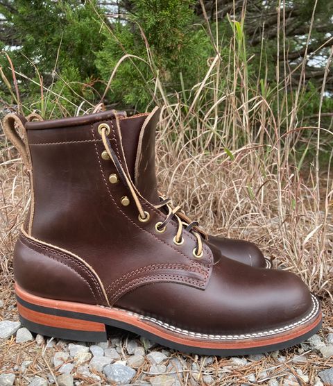 Photo by btstewart on November 3, 2022 of the Nicks Falcon in Horween Brown Chromexcel.