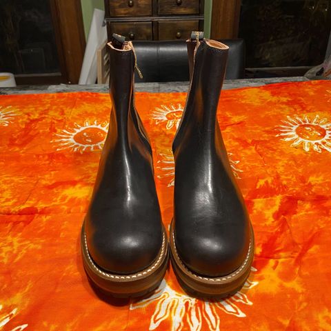 Rolling Dub Trio Casper Boot in Horween Black Teacore Chromexcel