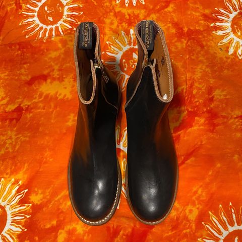 Rolling Dub Trio Casper Boot in Horween Black Teacore Chromexcel