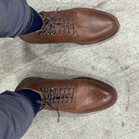 View photo of Meermin Jumper Boot in C.F. Stead Snuff Shrunken Kudu