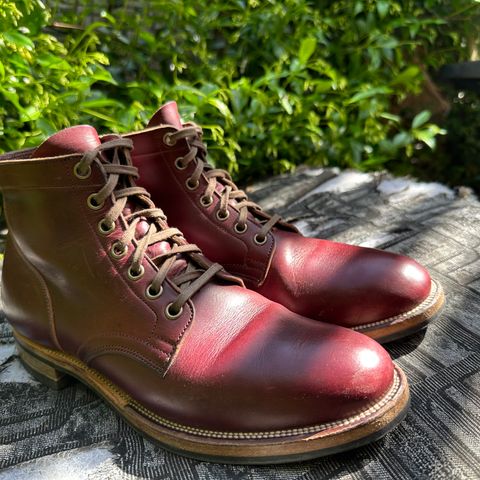 View photo of Viberg Service Boot in Horween Color 8 Chromexcel