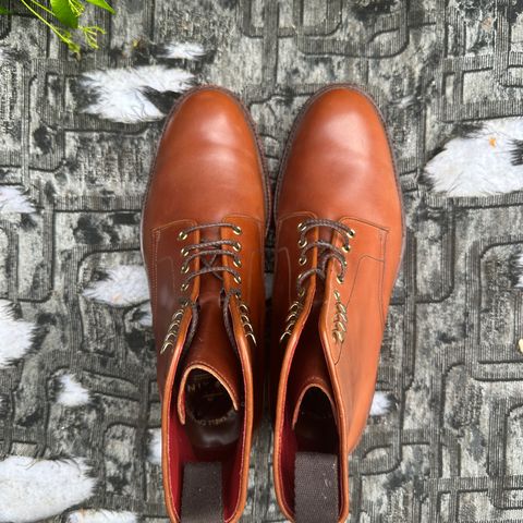 Search result thumbnail of Carmina Work Boots 80791 in Horween Amaretto Shell Cordovan