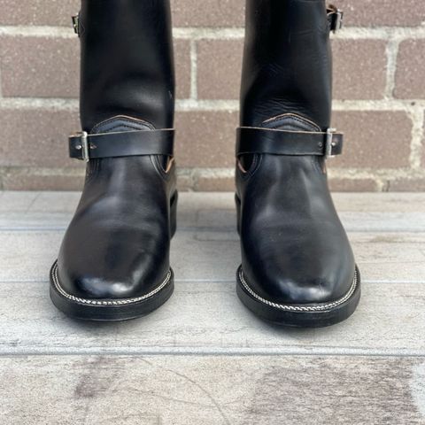 Viberg Engineer in Maryam Black Teacore Horsebutt