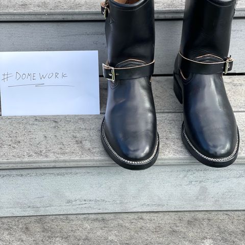 Viberg Engineer in Maryam Black Teacore Horsebutt