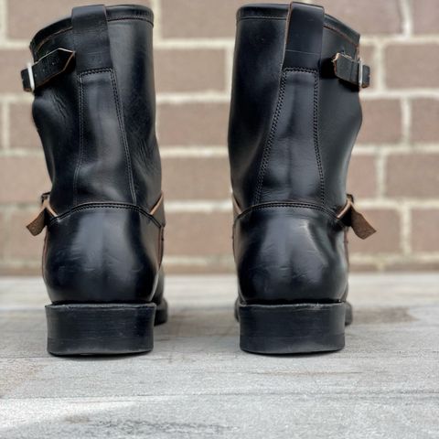 Viberg Engineer in Maryam Black Teacore Horsebutt