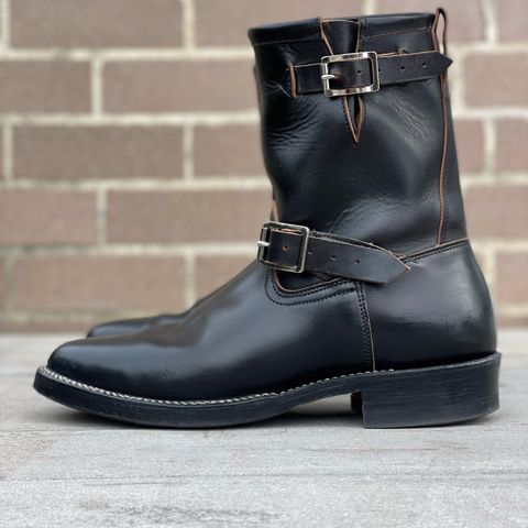Viberg Engineer in Maryam Black Teacore Horsebutt