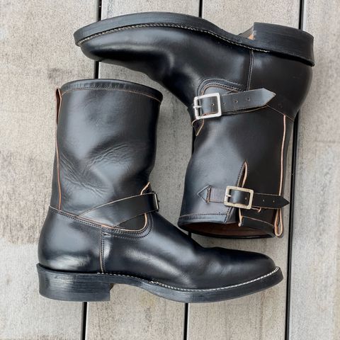 Viberg Engineer in Maryam Black Teacore Horsebutt