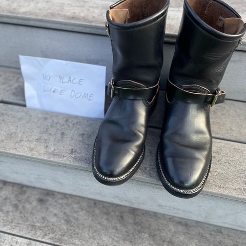 Viberg Engineer in Maryam Black Teacore Horsebutt