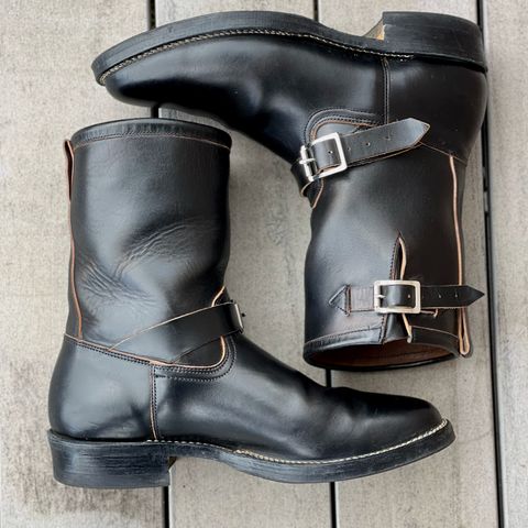 Viberg Engineer in Maryam Black Teacore Horsebutt