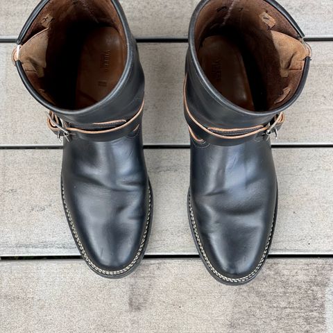 Viberg Engineer in Maryam Black Teacore Horsebutt