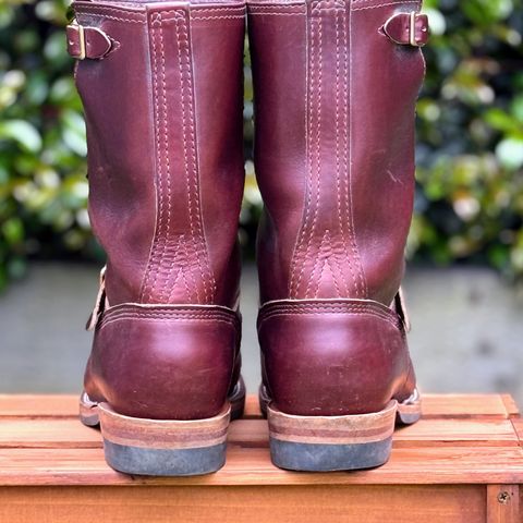 View photo of Wesco Mister Lou in Horween Umber Chromexcel