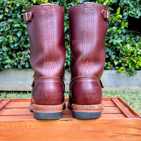 View photo of Wesco Mister Lou in Horween Umber Chromexcel