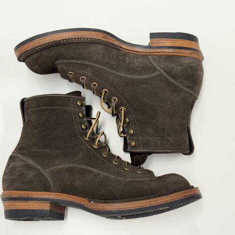 Flame Panda Lace To Toe in Cf Stead Driftwood Suede