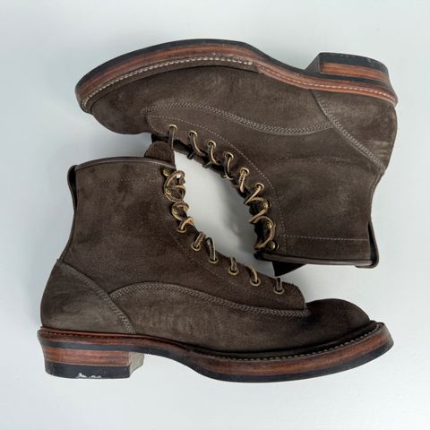 Flame Panda Lace To Toe in Cf Stead Driftwood Suede