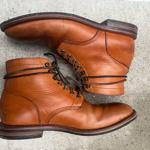 View photo of Grant Stone Diesel Boot in Horween English Tan Essex