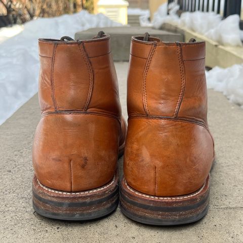 View photo of Grant Stone Diesel Boot in Horween English Tan Essex