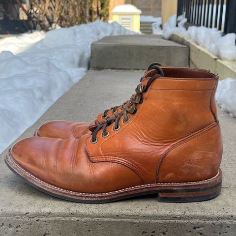 View photo of Grant Stone Diesel Boot in Horween English Tan Essex