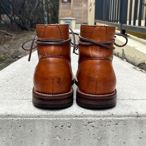 View photo of Grant Stone Diesel Boot in Horween English Tan Essex