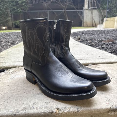 Rolling Dub Trio Loro Zip in Black Horse Front #1020 & Goat